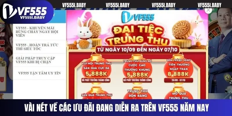 Vài nét về các ưu đãi đang diễn ra trên VF555 năm nay